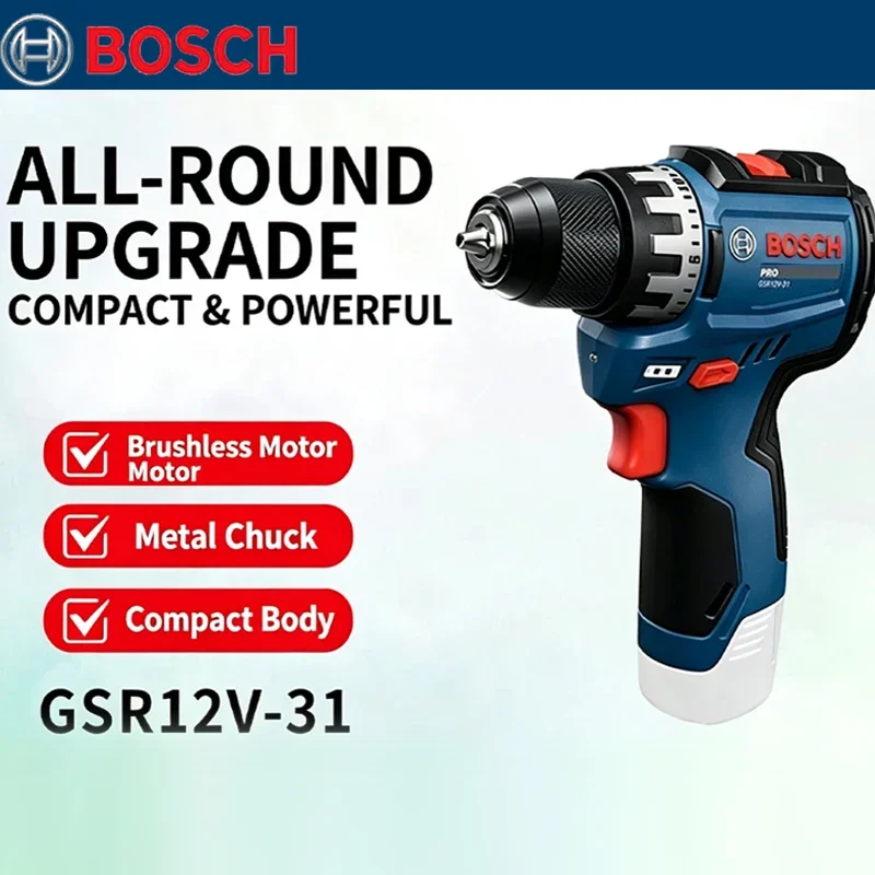 Power Tools Professional - Trapano Elettrico Senza Spazzole Bosch GSR