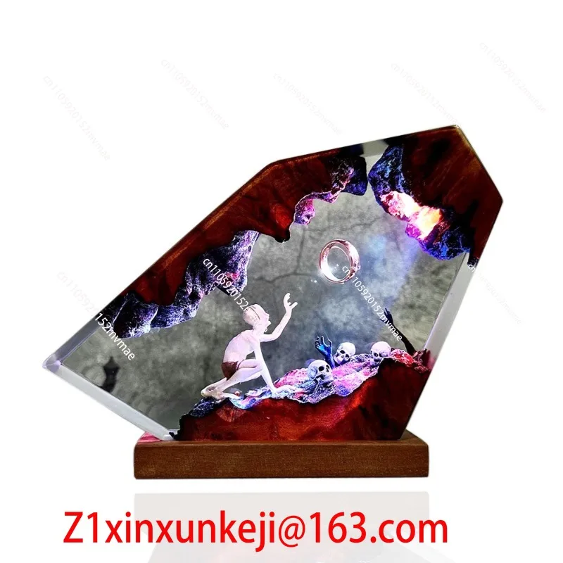 Power Tools World - Anello di Gollum con Luce LED,